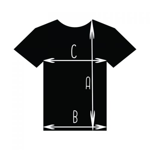 Guía talla poleras calambur estampadas y blancas, 100% algodón, con mensajes humoristicos y divertidos