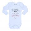 Ropa Bebe Body Calambur 100% algodón Moda Infantil Pilucho Felicidades Papá