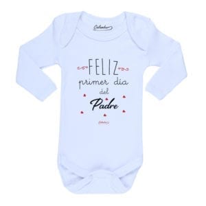 Ropa Bebe Body Calambur 100% algodón Moda Infantil Pilucho Feliz Primer Día Del Padre