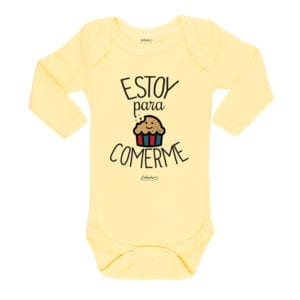 Ropa Bebe Body Calambur 100% algodón Moda Infantil Pilucho Estoy Para Comerme