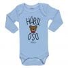 Ropa Bebe Body Calambur 100% algodón Moda Infantil Pilucho Hábil Oso