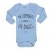 Ropa Bebe Body Calambur 100% algodón Moda Infantil Pilucho Me Comporto Como Un Ángel