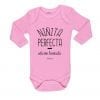 Ropa Bebe Body Calambur 100% algodón Moda Infantil Pilucho Niñita Perfecta Edición Limitada