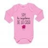 Ropa Bebe Body Calambur 100% algodón Moda Infantil Pilucho Soy La Regalona De La Casa