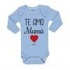 Ropa Bebe Body Calambur 100% algodón Moda Infantil Pilucho Te Amo Mamá