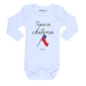 Ropa Bebe Body Calambur 100% algodón Moda Infantil Pilucho Típico Chileno