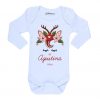 Ropa Bebe Body Calambur 100% algodón Moda Infantil Pilucho Ciervo Nombre Personalizado