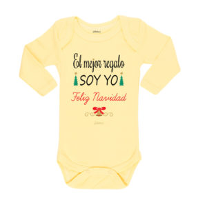 Ropa Bebe Body Calambur 100% algodón Moda Infantil Pilucho El Mejor Regalo Soy Yo Feliz Navidad