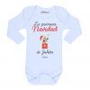 Ropa Bebe Body Calambur 100% algodón Moda Infantil Pilucho La Primera Navidad