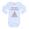 Ropa Bebe Body Calambur 100% algodón Moda Infantil Pilucho Mi Primera Navidad