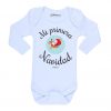 Ropa Bebe Body Calambur 100% algodón Moda Infantil Pilucho Mi Primera Navidad