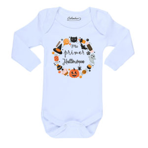 Ropa Bebe Body Calambur 100% algodón Moda Infantil Pilucho Mi Primer Halloween
