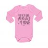 Ropa Bebe Body Calambur 100% algodón Moda Infantil Pilucho Claro Que Soy Guapa No Has Visto A Mi Mamá
