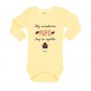 Ropa Bebe Body Calambur 100% algodón Moda Infantil Pilucho Feliz Cumpleaños Papá Soy Tu Regalito