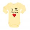 Ropa Bebe Body Calambur 100% algodón Moda Infantil Pilucho Te Amo Padrino