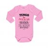 Ropa Bebe Body Calambur 100% algodón Moda Infantil Pilucho Tengo La Mejor Mamá Del Mundo Entero