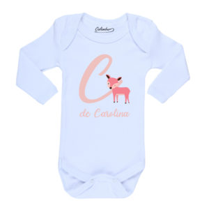 Ropa Bebe Body Calambur 100% algodón Moda Infantil Pilucho Letra Niña Nombre Personalizado