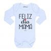 Ropa Bebe Body Calambur 100% algodón Moda Infantil Pilucho Feliz Día Mamá