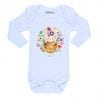 Ropa Bebe Body Calambur 100% algodón Moda Infantil Pilucho Feliz Pascua