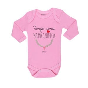 Ropa Bebe Body Calambur 100% algodón Moda Infantil Pilucho Tengo Una Mamágnifica