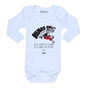 Ropa Bebe Body Calambur 100% algodón Moda Infantil Pilucho Vamos Chile