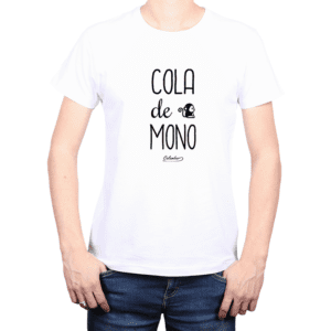 Polera Hombre Calambur 100% algodón Mensaje Divertido Estampado Cola De Mono