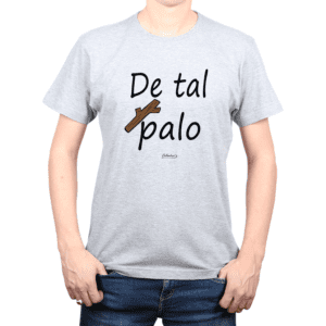 Polera Hombre Calambur 100% algodón Mensaje Divertido Estampado De Tal Palo