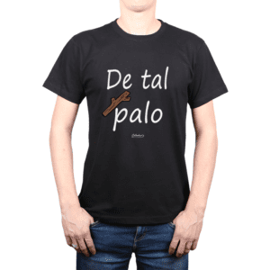 Polera Hombre Calambur 100% algodón Mensaje Divertido Estampado De Tal Palo