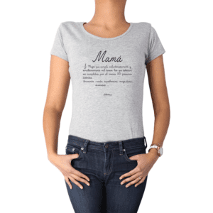 Polera Mujer Calambur 100% algodón Mensaje Divertido Estampado Mamá