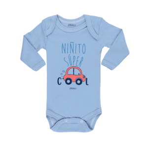 Ropa Bebe Body Calambur 100% algodón Moda Infantil Pilucho Niñito Súper Cool