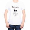Polera Hombre Calambur 100% algodón Mensaje Divertido Estampado Súper Gallo
