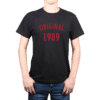 Diseña tu polera hombre 100% algodón Original personalizada con tu año de nacimiento