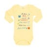 Body Pilucho Bebé Calambur 100% algodón diseño body nacimiento niño amarillo