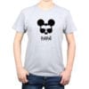 Polera Hombre Calambur 100% algodón diseño Mickey gris