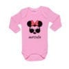 Body Pilucho Bebé Calambur 100% algodón diseño Minnie rosado