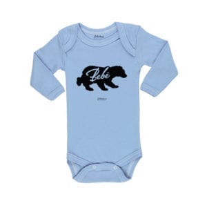 Body Bebé Calambur 100% algodón diseño Oso c