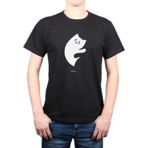 Polera Hombre Calambur 100% algodón diseño Yin Yang negro