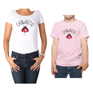 Conjunto Mamá Niña 100% algodón Calambur diseño Chilenita