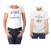Conjunto Mamá Niño Poleras 100% algodón Calambur diseño Príncipe de Mamá