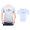 Conjunto Cachilupi Polera y Body Calambur 100% algodón modelo Papá Bebé