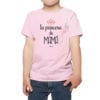 Polera Niños Calambur 100% algodón modelo La Princesa de Mamá rosado