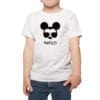 Polera Niños Calambur 100% algodón modelo Mickey blanco