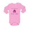 Body Bebé Calambur 100% algodón diseño Yo soy tu Hija Nombre Personalizado rosado