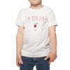 Polera Niño Calambur 100% algodón diseño La Réplica blanco