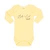 Body Bebé Bebé Cool Nombre Personalizado Calambur amarillo