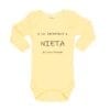 Body Bebé Increíble Nieta Nombres Personalizados Calambur amarillo