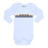 Body Bebé Año Nacimiento Calambur blanco