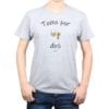 Polera Hombre Tomo por dos Calambur gris
