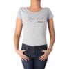 Polera Mujer Mamá Cool Nombre Personalizado Calambur gris
