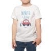 Polera Niño Niñito Súper Cool Calambur blanco